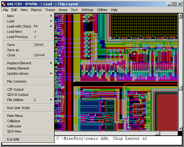 Figure 4: Bartels AutoEngineer ASIC/IC Design