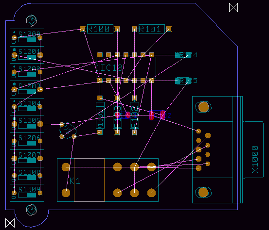 Figure 4-4: Layout with Part Placement